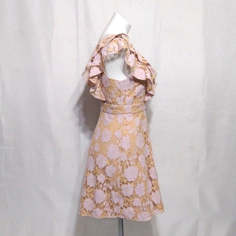 NWT Charles Henry Lace Ruffle Mini Dress Romantic Coquette Garden Party MP - Picture 6 of 13